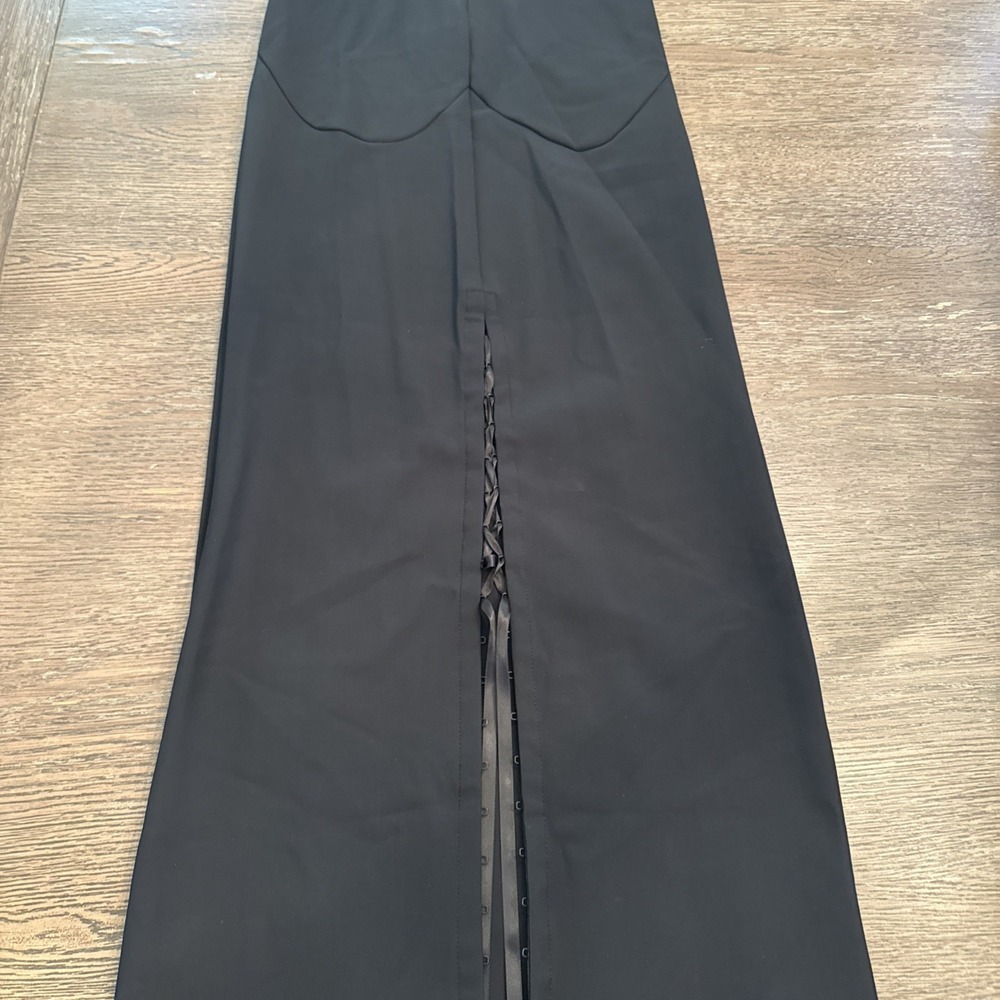 Khy x Dilara Findikoglu Fitted Halter Dress in Black XS KYLIE JENNER - Picture 10 of 13